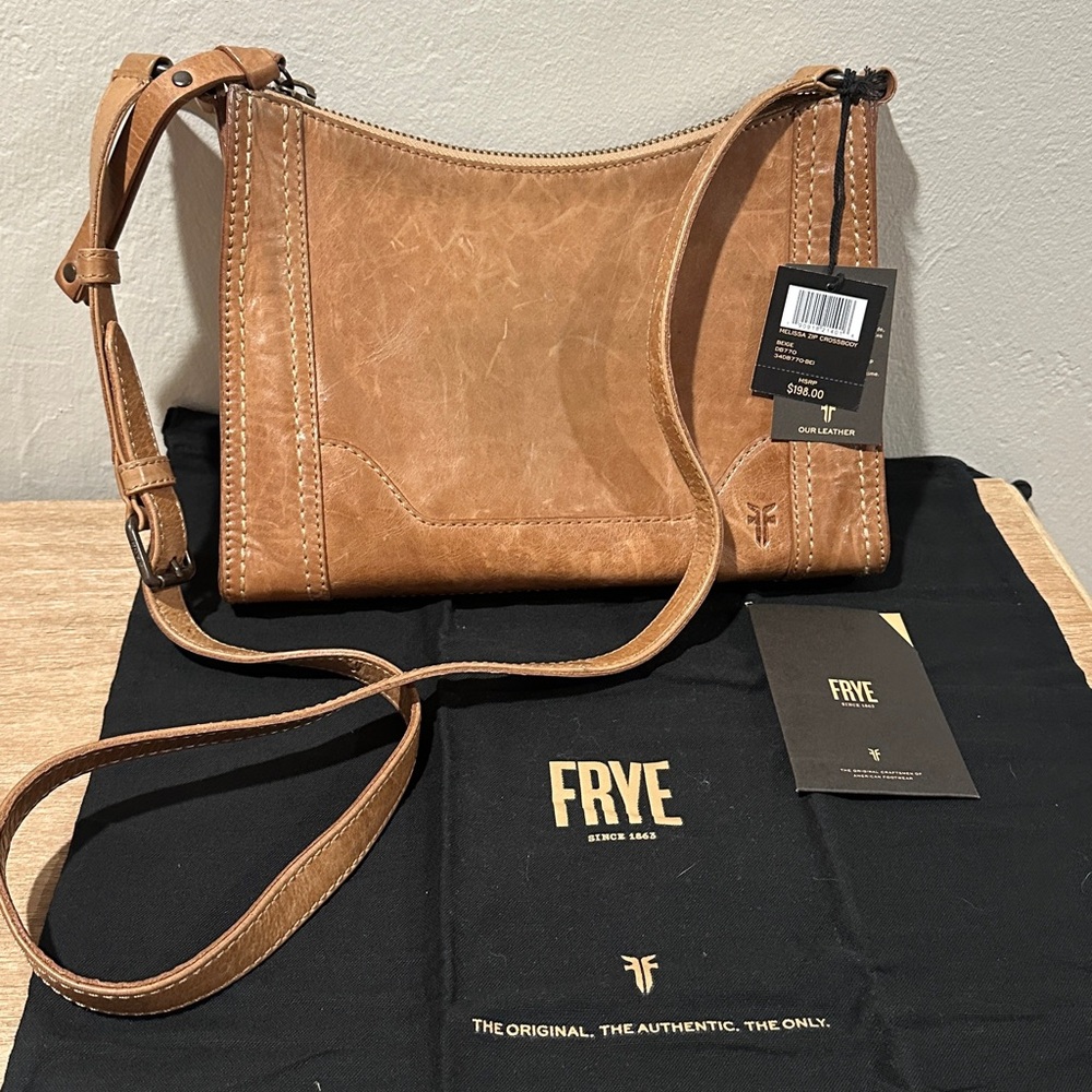 FRYE Melissa Zip Crossbody Purse